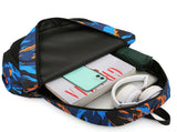 Camouflage Backpacks for Boys Schoolbag Set 3 Pieces Large Capacity Casual Travel Daypack Case for V1366-AZ2-W-06730