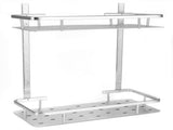 Space Aluminum Bathroom Shelf RustProof Shower Rack Kitchen Storage Basket for Home V1294-YM0901-3112210039311