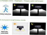 4-Pack Solar Motion Sensor Wall Lights Double-Head Adjustable Cob LED Outdoor Lights for Garden, V1107-SOLAR MOTION SENSOR WALL LIGHTS2
