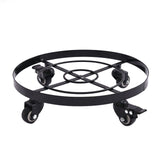 Mobile Flower Stand with Universal Wheels Metal Movable Flower Pot Stand V1294-YM0523-211019LW07-1