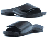 Axign Orthotic Slides Slip On Thongs Slippers Flip Flops - Black - EUR 38 V563-AGO08A03-BK-38