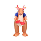 Inflatable Kangaroo Costume Adult Suit Blow Up Party Fancy Dress Halloween Cosplay HALO-INF-KANGF