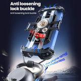 Riding phone mount anti-vibration, anti-loosening, quick release extended arm and sun visor for V1232-MTC-FYSJZJ001