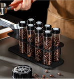 8 Piece Coffee Bean Storage Tube Set with One Way Valve V1237-ZY-818-156