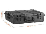 Weatherproof Hard Case, Heavy Duty Protective Dry Box Case with Pre-cut Foam, and Retractable Pull V952-FFYSTX2025CU96KGUV0