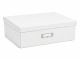 6x Italplast Eazi Fold A3 Paper Document Storage Box in White V563-I541WHT-6PCS