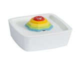 YES4PETS Ceramic Electric Pet Water Fountain Dog Cat Water Feeder Bowl Dispenser V278-PWC-105S