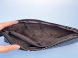 Women's Embossed Peacock Leather Wristlet Clutch - Elegant and Artistic Handbag 23*12*2cm V888-ELOSUNG10856