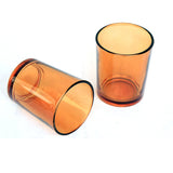 40 Pack Orange Glass Votive Tealight Candle Holders House Party Cenrepiece Xmas Wedding Decor Glass V382-ORCHX40