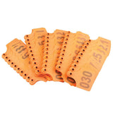 1-100 Cattle Number Ear Tag 6x7cm Set - Medium Orange Cow Sheep Livestock Label V238-SUPDZ-28747421483088