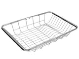 Kitchen Draining Rack Retractable Stainless Steel Multipurpose Sink Draining Basket for Fruit V1294-YM0901-3118230219611