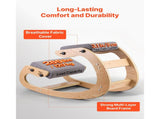 Ergonomic Kneeling Chair, Wooden Posture Knee Chair with Adjustable Thick Foam Cushions & Solid Wood V952-JYKGYHSBDLWKIM5W8001V0