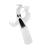 Halloween Inflatable White Ghost with Colorful LED Light IP44 Waterproof Halloween Blow Up Yard V1294-YM0901-3115230073211