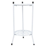 2Tier Metal Plant Stand Flower Pot Holder Display Shelf Rack Home Decoration Garden V1294-YM0901-3111210013912