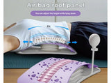 Purple Adjustable Lumbar Stretcher with Airbag - PP TPR Magnetic Surface, 53-120mm Height Range, V888-ELOSUNG56228-1