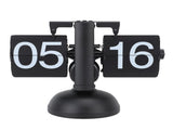 Flip Clock Large Number Battery Powered 304 Stainless Steel Tabletop Retro Flip Clock for Home V1294-YM0710-3115230112014