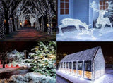 Christmas Lights Cool White, 75 Ft 200 LED Christmas String Lights Connectable, 8 Modes, Timer, V1258-DP02-C-405
