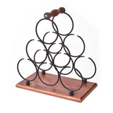 1Pc Coffee Wine Display Rack Iron Stand for Elegant Home Decor V1370-AZ4-19607