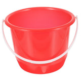 Portable Red Cleaning Bucket - Multi-Purpose Container for Bathroom, Tub, Toilet, and Household Use V1370-AZ4-19879