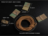 Tactical Flag Bungee Elastic Fastener Strap Shock Cord Retention Molle Webbing Loop Lock Secure V1259-DP01-A-5090
