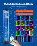 Bubble Tube Lamp 16 Color 80 cm Sensory Aquarium Lamp for Relief Calming V952-LDSQPDLS32YCAW2BD001V9