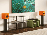 Kanto SX30W 30" Tall Fillable Speaker Stands with Isolation Feet - Pair, White V398-KO-SX30W