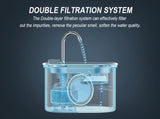 YES4PETS 3.2L Automatic Electric Pet Water Fountain Dog Cat Stainless Steel Feeder Bowl Dispenser V278-PWS-120-WINDOW