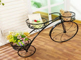 3 Tier Bicycle Style Flower Pots Indoor Outdoor Garden Shelf Rack Metal Plant Stand Au V767-XJJ280-V2