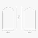 100 Disposable Dust Bags - 60X100Cm - Thick Pe Material - Transparent PRL-604980260DBT
