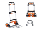 Folding Hand Truck, 140 kg Load Capacity, Aluminum Portable Cart, Convertible Hand Truck and Dolly V952-KZDSTHC500B01UEHNV0