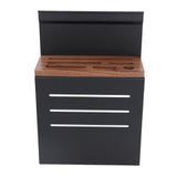 Wall Mount Cutlery Block Rack Aluminium Alloy Multifunctional Kitchen Cutlery Holder Utensil V1294-YM0901-3118240192012