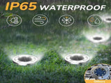 Solar Ground Lights,16 Pack Solar Lights Outdoor Waterproof, Solar Garden Lights Landscape Lighting V1258-DP02-WO-742