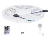 16.4ft LED Strip Light Remote Control 44Key Adjustable 5050 300LEDs RGBW Waterproof Rope LightUS V1294-YM0901-3119210174511