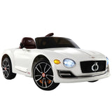 Kids Electric Ride On Car Bentley Licensed EXP12 Toy Cars Remote 12V White RCAR-EXP12-WH