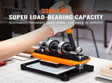 Leather Cutting Machine, 7.1 x 3.9 in Embossing Plate Manual Die Cutter, 0.47 in Pressure Stroke V952-SDSLPGYHJ18XT44PEV0