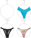 20PCS Thong Underwear Display Ring Hanger 12", Plastic Round Circle Loop Hook Bikini Swimwear V1188-WSZ-A-2018