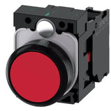 Siemens Sirius ACT Pushbutton 22mm Round Flat Momentary 1NC Plastic Red PB-P-RED V1202-V1-SIEPB-P-RED
