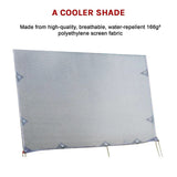 3.4m Caravan Privacy Screen Side Sunscreen Sun Shade for 12' Roll Out Awning V63-823611