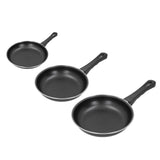3Pcs Frying Pan Set Household Mini NonStick Pan Kitchenware for Induction Cooker Gas Stove V1294-YM0901-3118210138511