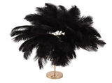 Feather Table Lamp 3 Color Dimmable Touch Switch USB Plug in Romantic Modern Decorative Bedside V1294-YM0703-3119230059412