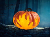 Halloween Pumpkin Lantern Battery Operated Jack O Lantern Flame Lighted Pumpkin Party Favor for V1294-YM0717-10353335