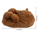 Cartoon Bear Slippers for Winter Female Wear Round Toe Comfortable Chic 1 Pair 11.79X7.86X5.89in V1192-AZ-W-27313