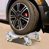 2 Pcs Tire Wheel Dollies 12"X16" Platform Size Wheel Car Dolly 3" Caster Wheel Dolly for Vehicle Car V952-TAD3503LTYWQ00001V0
