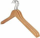 Wooden Coat Hangers, Set of 3 V1258-DP02-C-2641