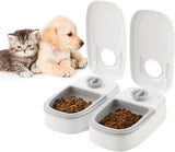 CARLA HOME 2 Meal Automatic Pet Feeder with Timer for Cat & Dog Wet & Dry Food LSB-36309