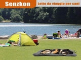 Outdoor Dog Bed, 35x24 Portable Camping Travel Dog Bed, Soft, Comfortable, Waterproof, Non-Slip, V1107-CS-OLGPFGG19