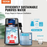 Water Distiller, 4L 1.05 Gallon Pure Water Purifier Filter For Home Countertop, 750W Distilled Water V952-BXGZLSJXB4LDCQHM3V3