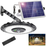3000LM Black Solar Sensor LED Light with Dual Head for Outdoor Use V178-59180