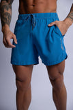 HARD HITTERS MEN'S PRO-TECH PERFORMANCE SHORTS MYKONOS BLUE SMALL V697-MENS-PRO-TECH-PERFORMANCE-SHORTS-MYKONOS-BLUE-SMALL