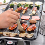 SOGA 2X 68cm Electric BBQ Grill Teppanyaki Plate Non-Stick Surface Hot Plate Kitchen 6-8 Person KOREANBBQPLATE68CMX2